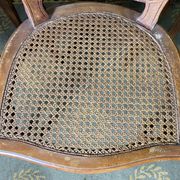 Suite of 6 Louis XV style chairs in canning