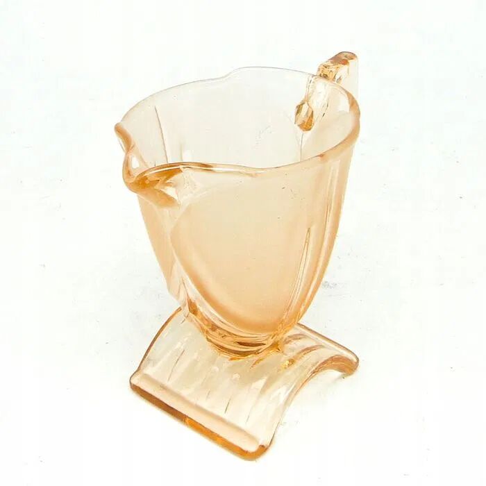 I9h art deco - rose milk jug stolzle 1930