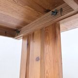 Mountain furniture table made of solid pine