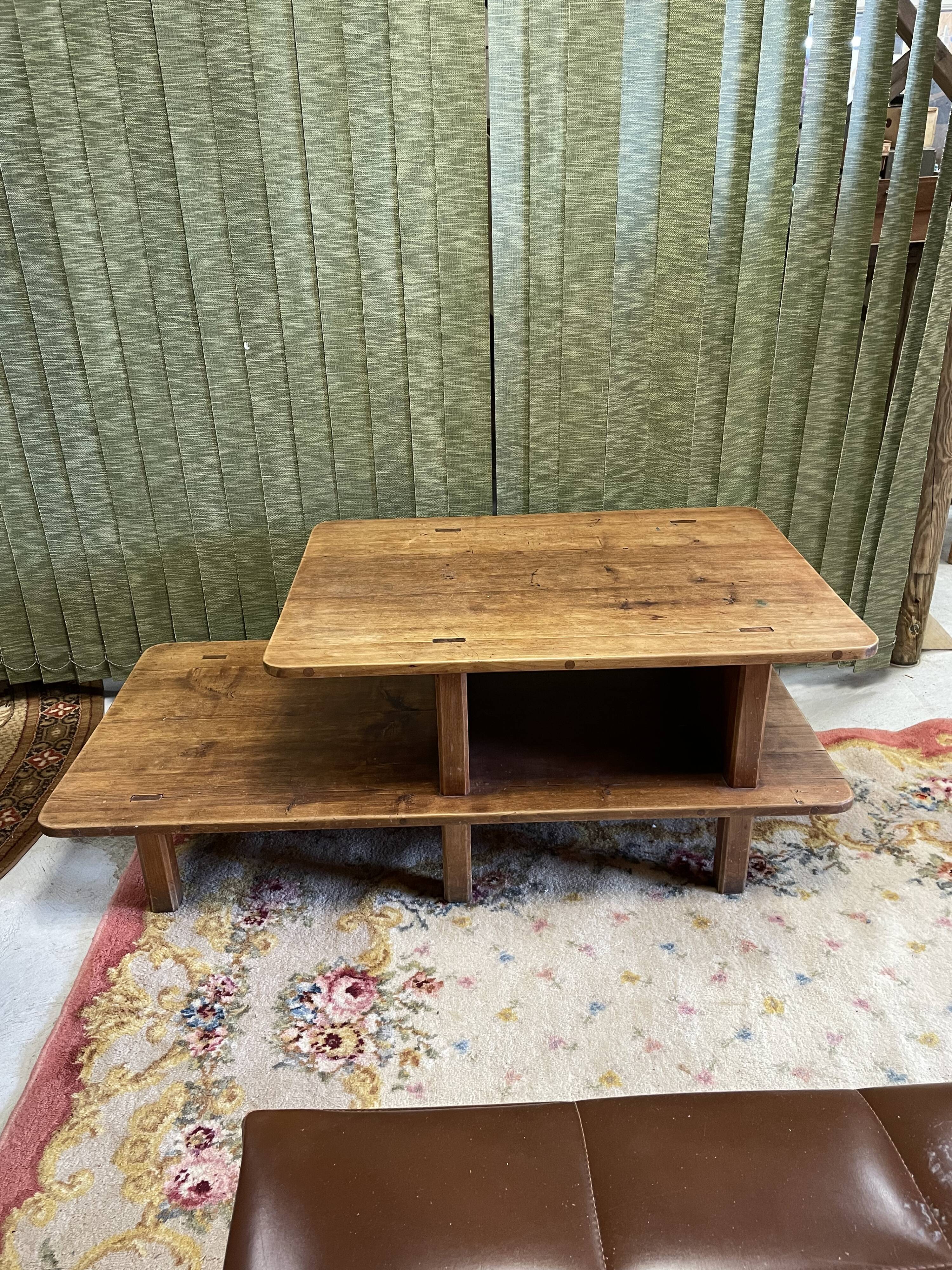 Vintage wood coffee table 50/60