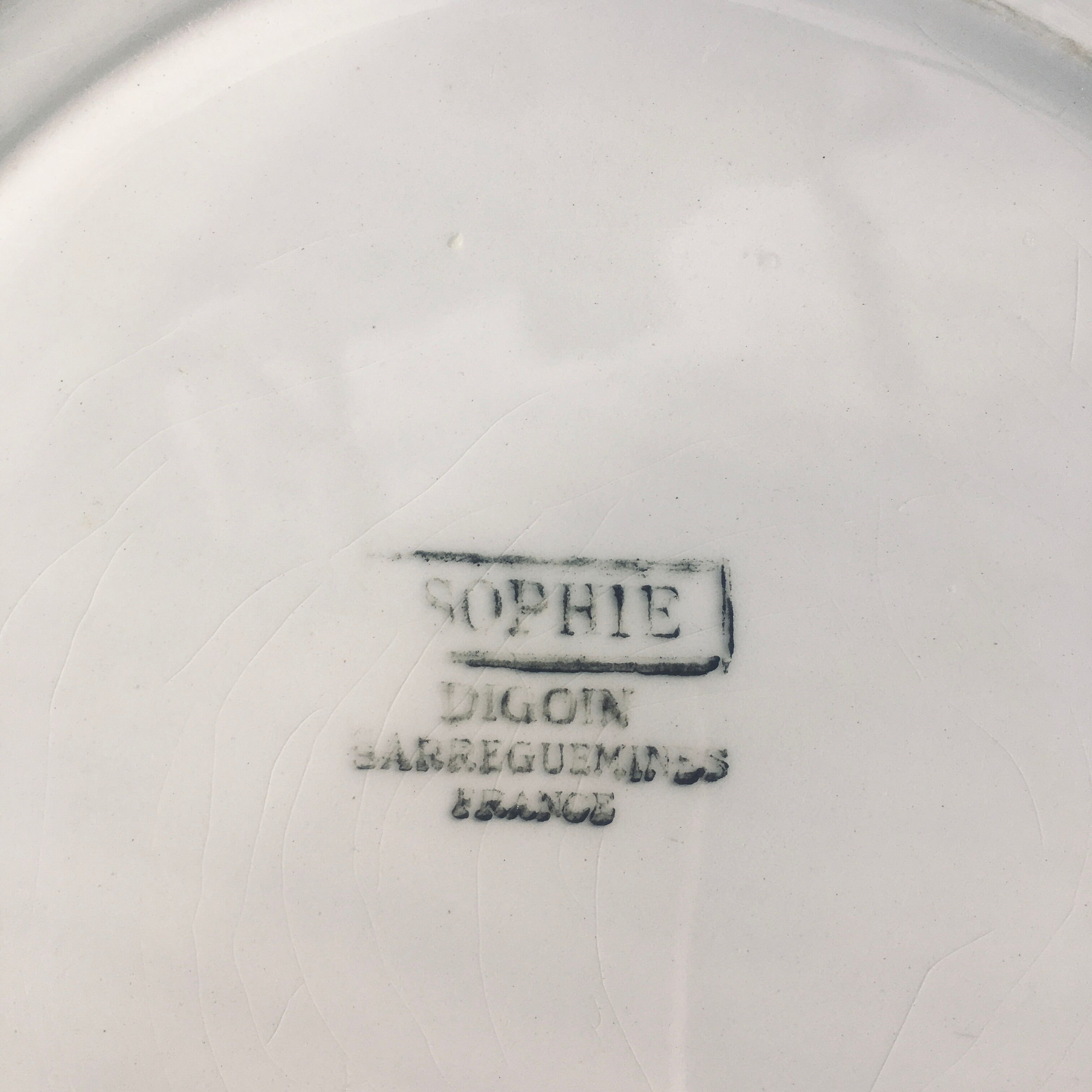 Lot 5 plates terre de fer