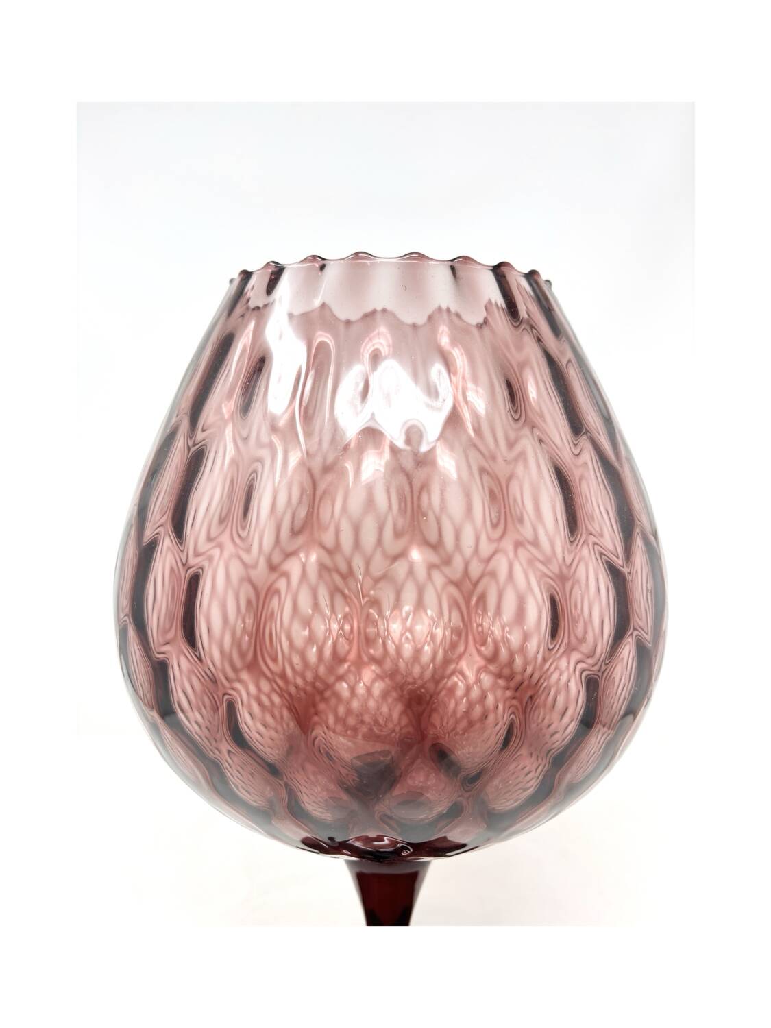 Empoli purple glass vase