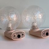 Set of 2 wall lamps, Germany of the 1970s.