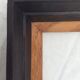Empty frame in black wood and vintage wood dimension: 56x46.5cm total size 63x53.5cm-