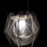Suspension vintage design en 3 sphères Paul Secon par Sompex (60-70)