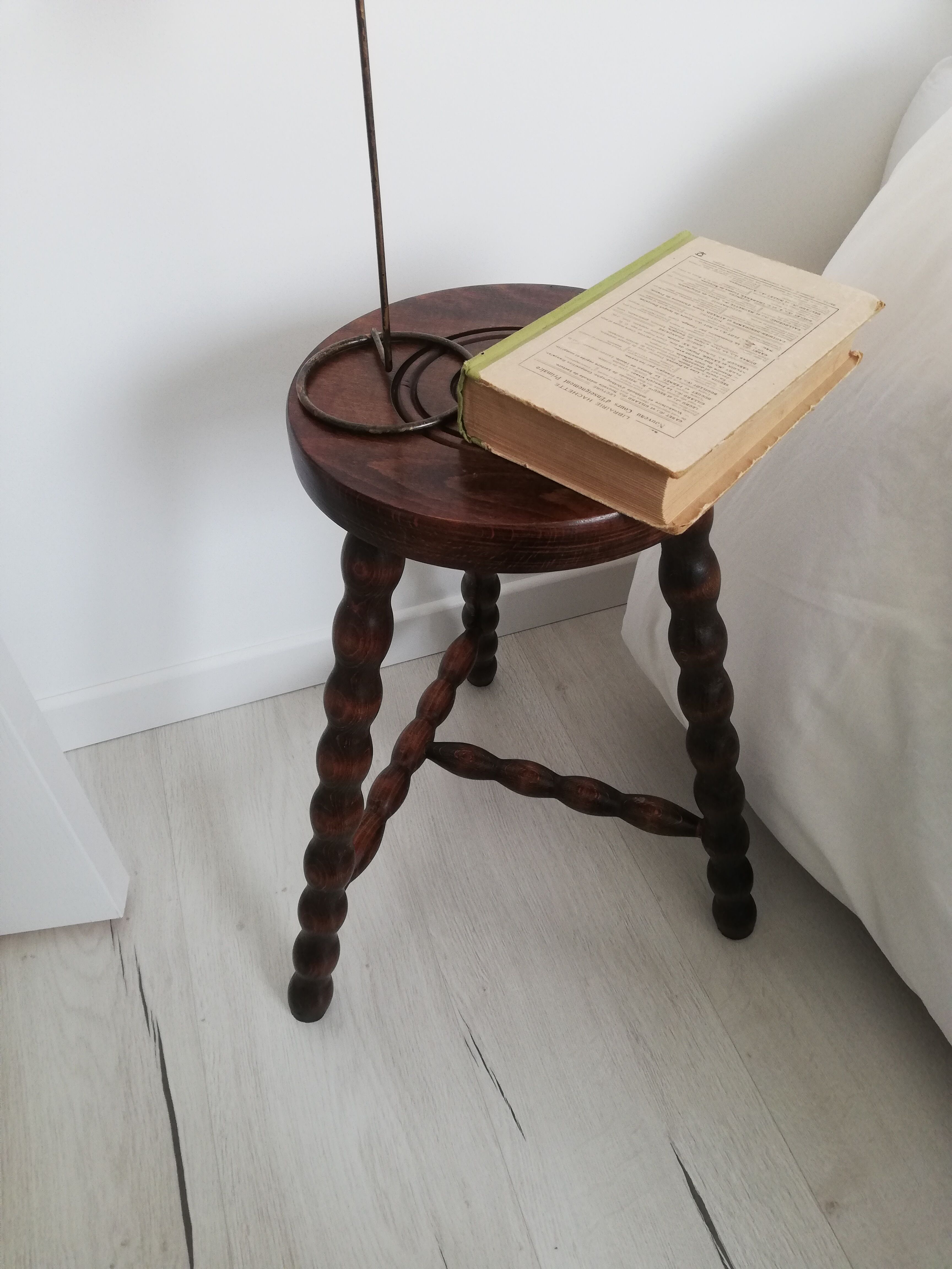 Vintage tripod stool
