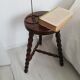 Tabouret tripode vintage