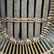 Basket or old wicker laundry basket
