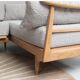 Canapé d'angle scandinave