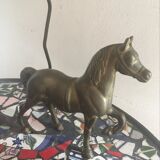 Vintage brass horse