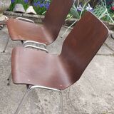 pair of vintage chairs against thermoformed plate
