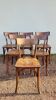 Série de 6 chaises de bistrot restaurant vintage- 1950s