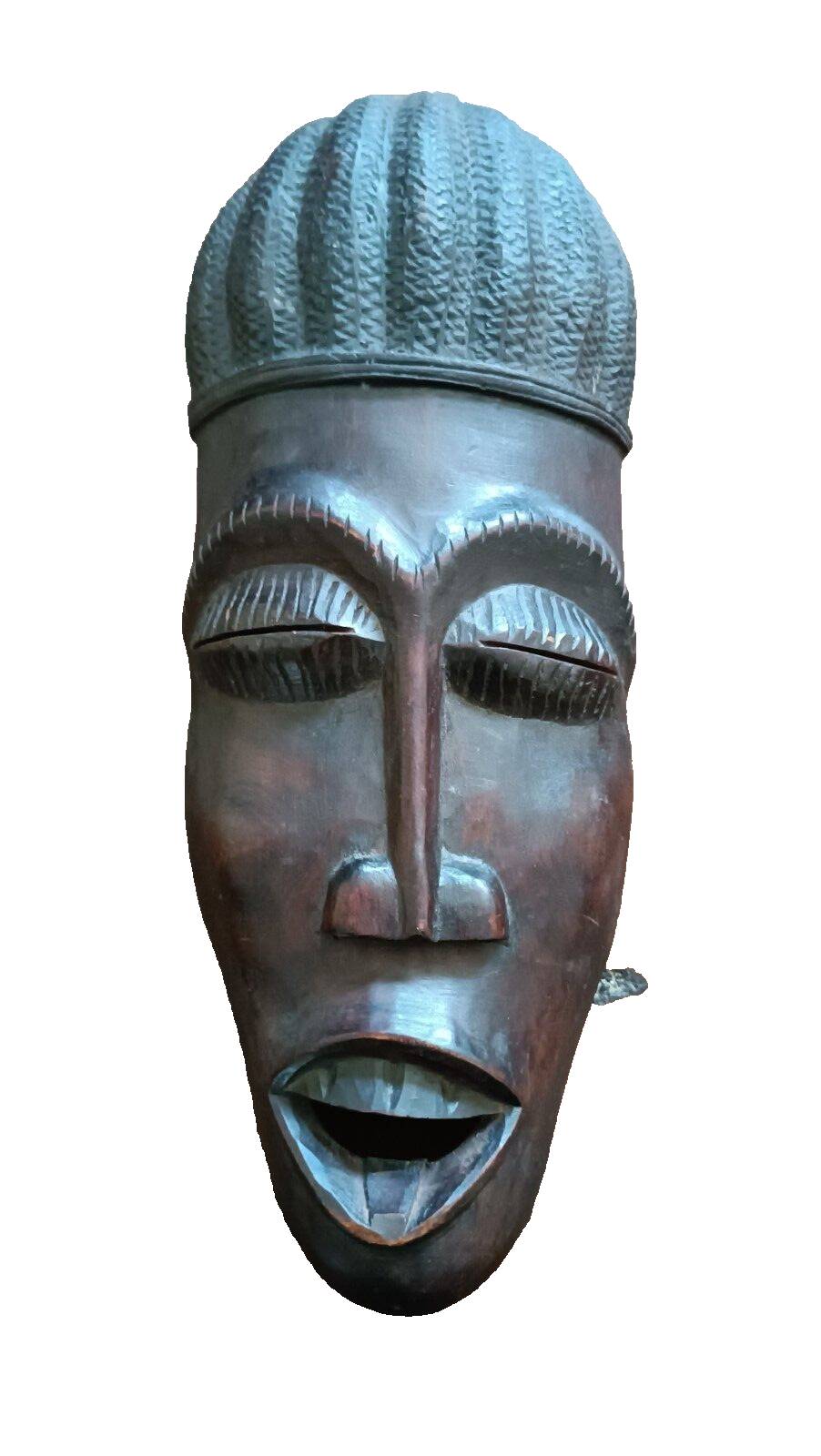 Maschera africana vintage in legno - Congo