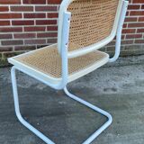 Set of 4 Cesca b32 model chairs in white