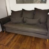 Anthracite grey sofa 3 seats