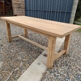 Solid oak farm table
