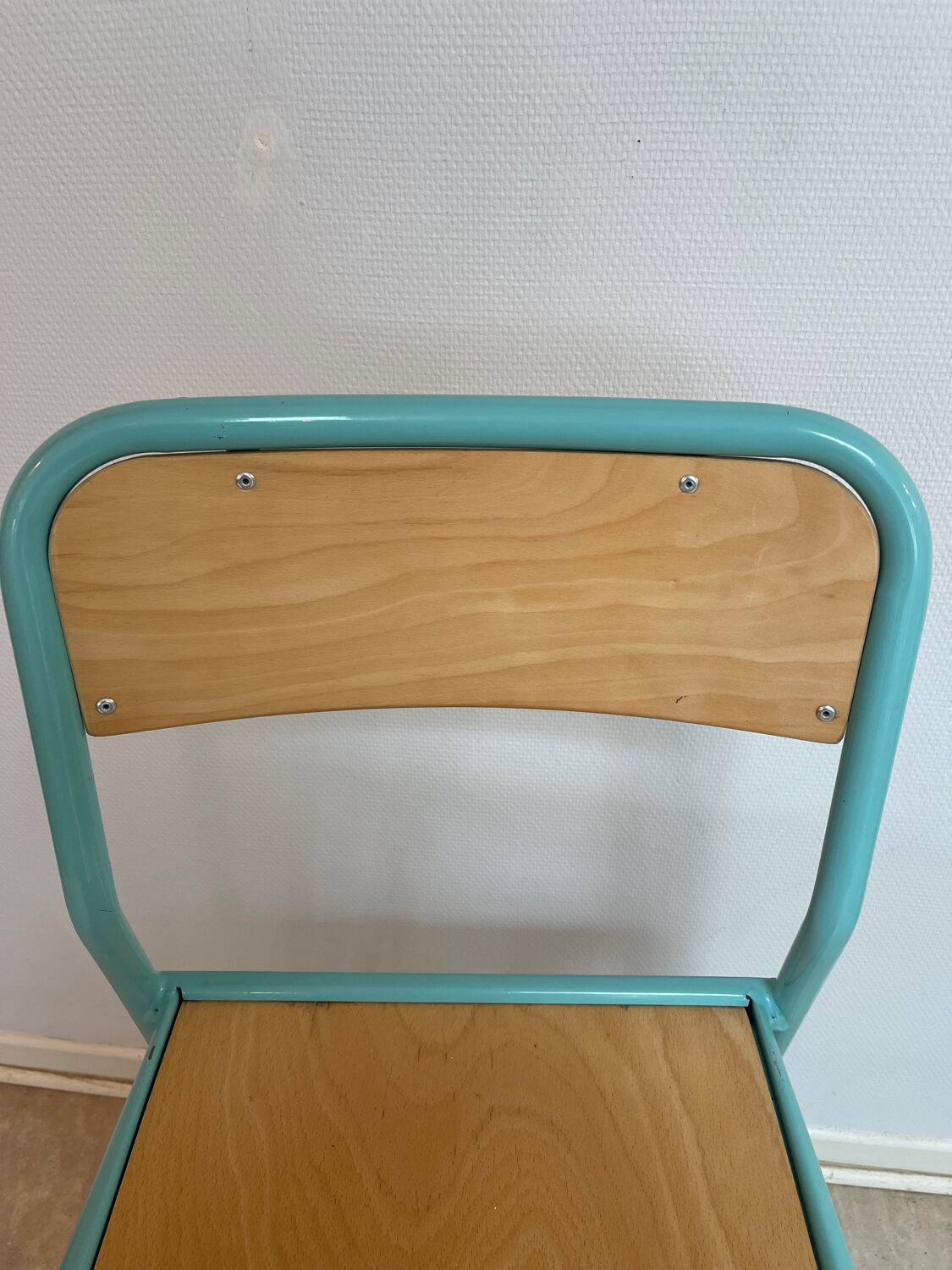Vintage laboratory stool from the 1980s.