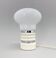 Mid-century Metal & Milk Glass Table Lamp, Italy