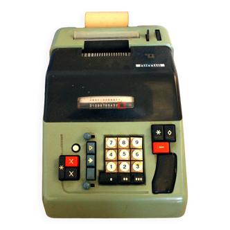 Vintage Olivetti calculating machine 1960 calculator