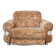 Chenille armchair with brushed aluminum profiles, 1970s