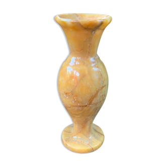 Vintage soliflore vase in white marble