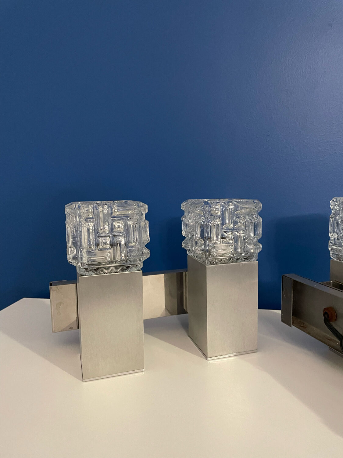 Cubic wall lamps 1970