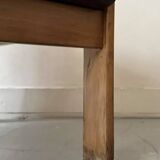 Modernist wooden armchair by Bauman, 1970 design.