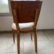 Lot de 6 chaises Art Déco en loupe d’orme – Années 1930 – Excellent état