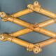 Bamboo imitation wooden coat rack and hat rack