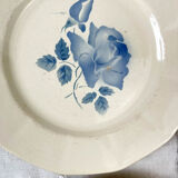 6 flat plates digoin sarreguemines model "cannes"
