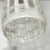 Lámpara de techo " Voghera" de cristal. Italia, 1970s.