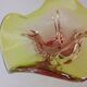 Art bowl by designer Joseph Hospodka in Bohemian crystal.