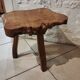 Small brutalist tripod coffee table