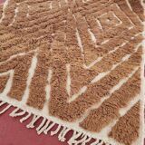 Traditional handmade beni ourain rug size 150 x 250 cm