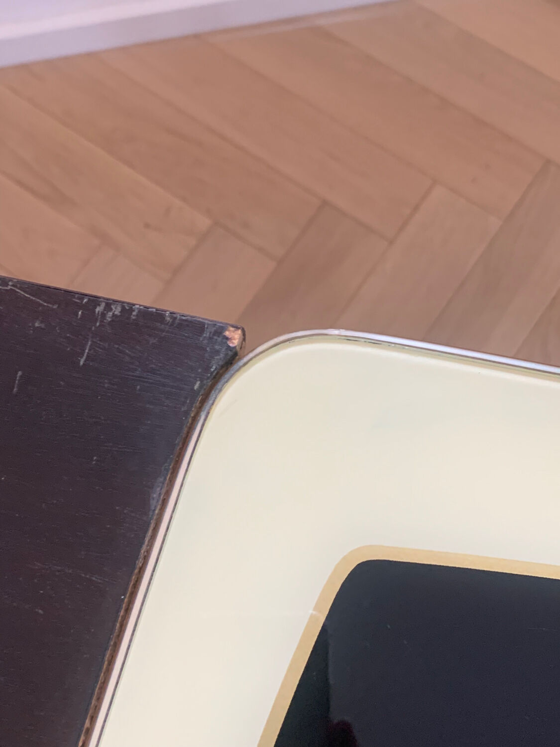 Hand-cranked coffee table