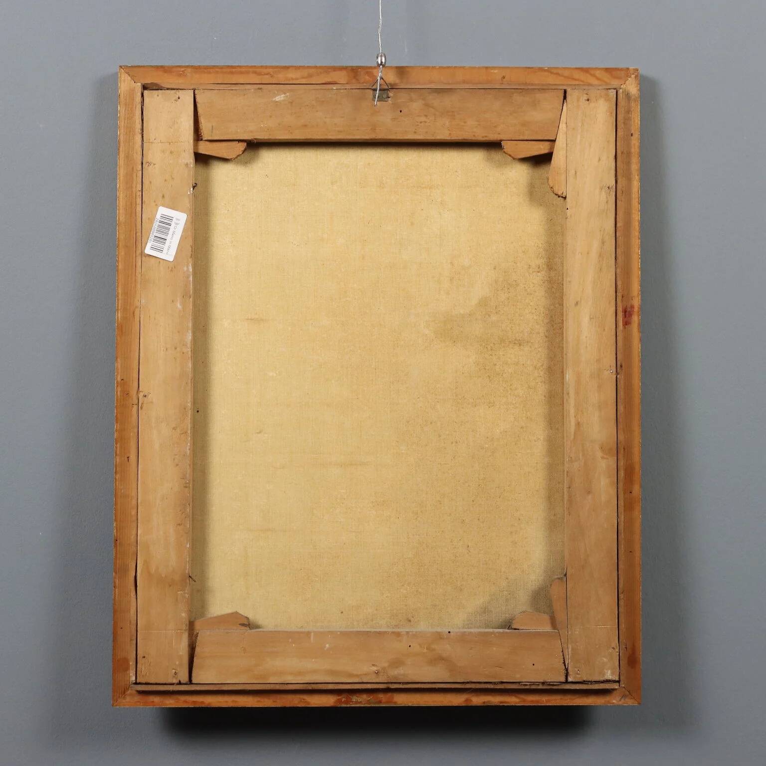 Ancient painting signed Filippo Marsigli, oil on paper, circa 1840.