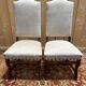 Série de 9 chaises de style Louis XIII
