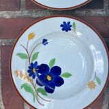 Gien - 6 assiettes creuses Tournefeuille