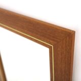 Miroir scandinave en teck, Suède, 1960, 111cm x 58cm