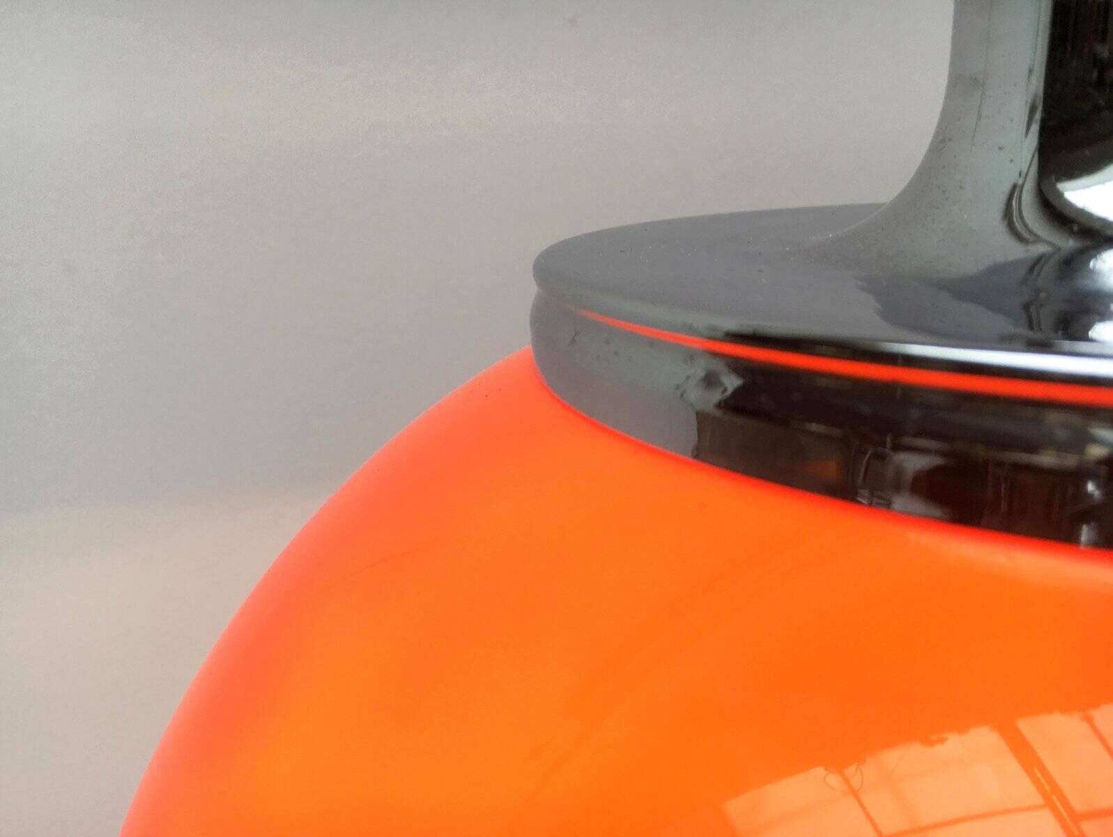 Vintage Space Age table lamp Italian Faro by Guzzini, 1970s