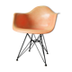 Fauteuil DAR par Charles & Ray Eames pour Zenith Plastics, red ou salmon, 1950