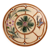 Assiette en barbotine