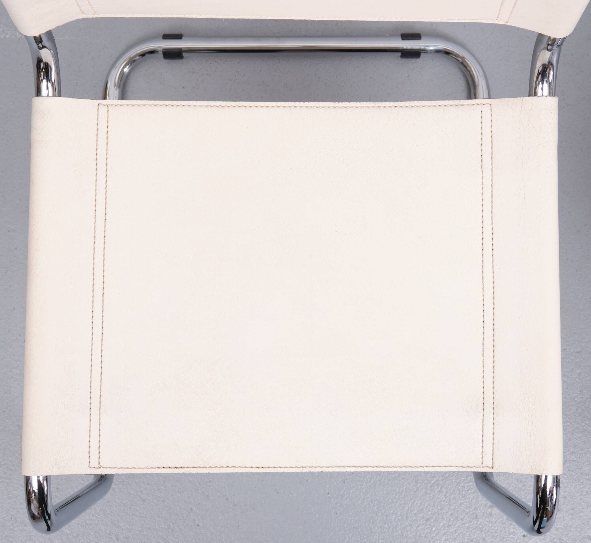 Pair Mart Stam s33 cantilever chairs 1970s