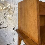 Bedside table with compass feet