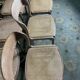Suite of 6 chairs Baumann sled cannage
