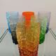 Service of 6 glasses by Geoffrey Baxter by Whitefriars, England 1960