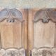 Double portes anciennes de placard