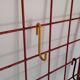 Porte manteau vintage grille par Karl Fichtel des années 60