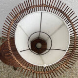 Vintage wicker lamp