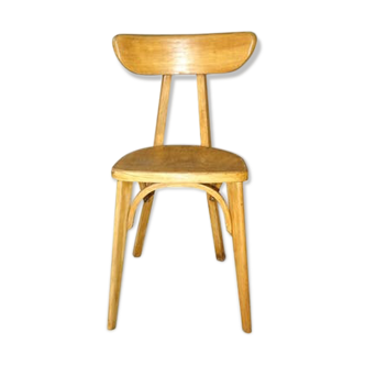 Chaise bistrot luterma " banane " ton bois (Estonie) 1955/58